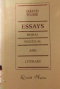 Essays : moral, political and literary