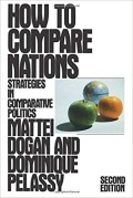 How to compare nations: strategies in comparative politics